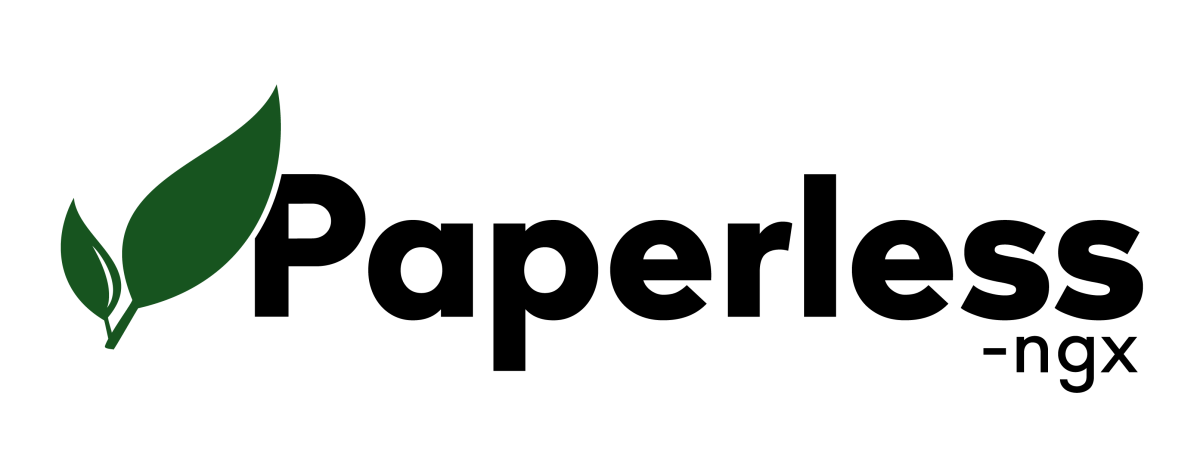 Paperless-Ngx Black Logo